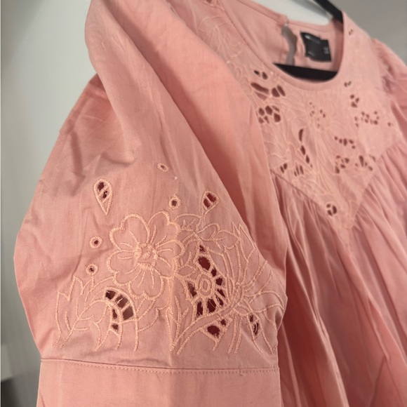 ASOS Pink Embroidered Blouse - Picture 5 of 7